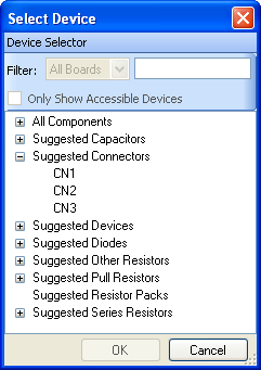 Devices are grouped into categories