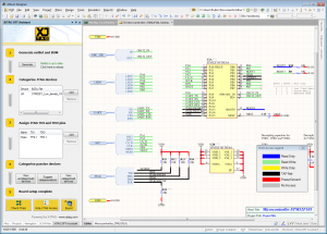 View your JTAG access on the schematic while designing.