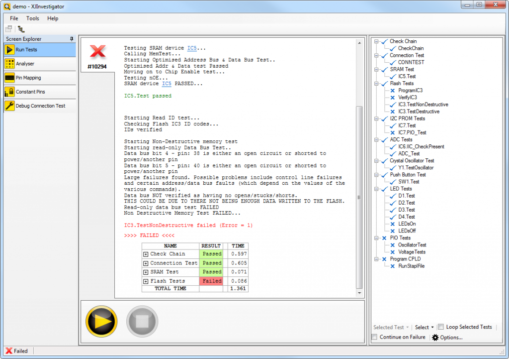 An overview of XJInvestigator – XJTAG Support Blog